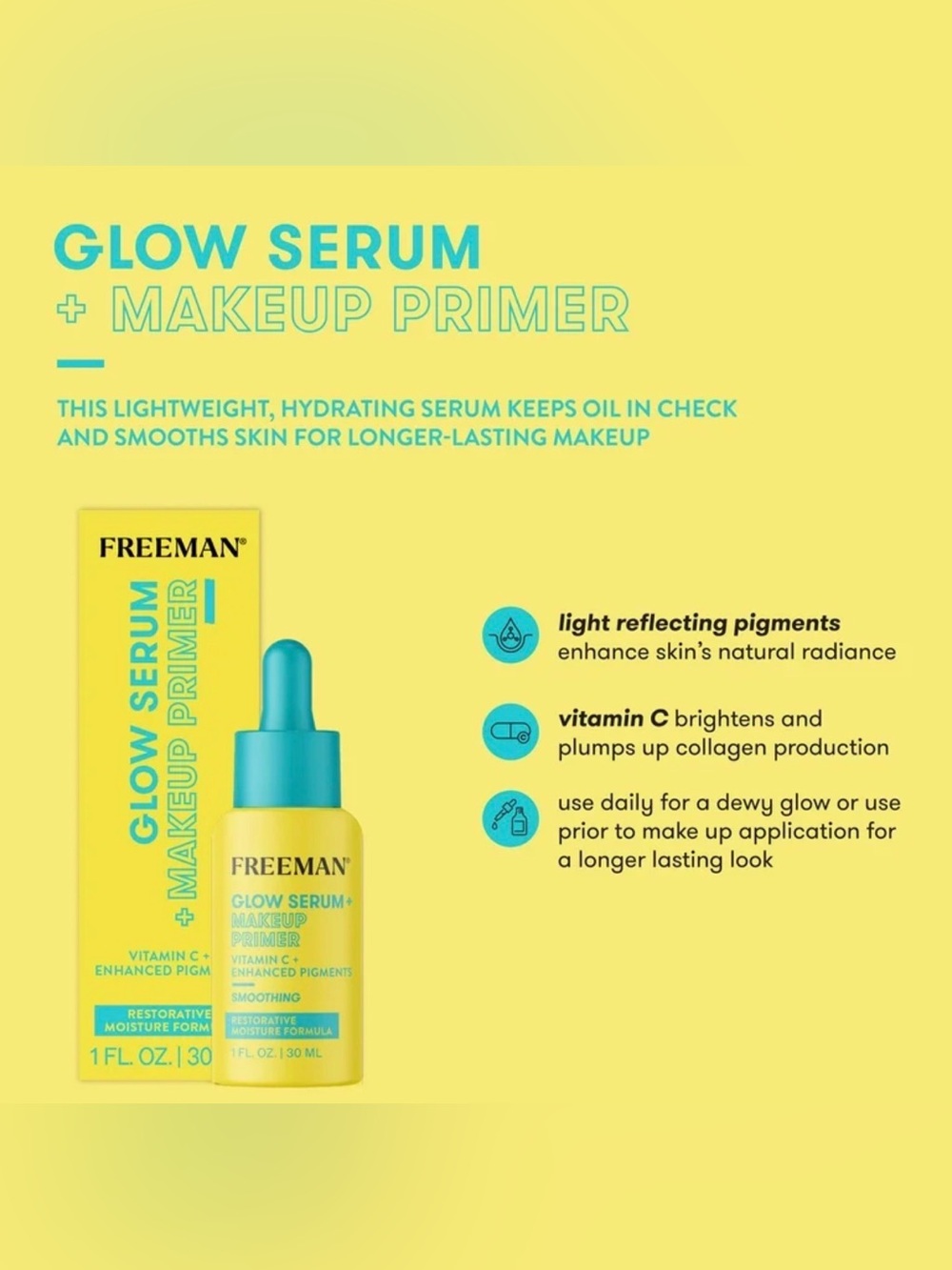 Glow Serum + Makeup Primer – Yellow Radiance